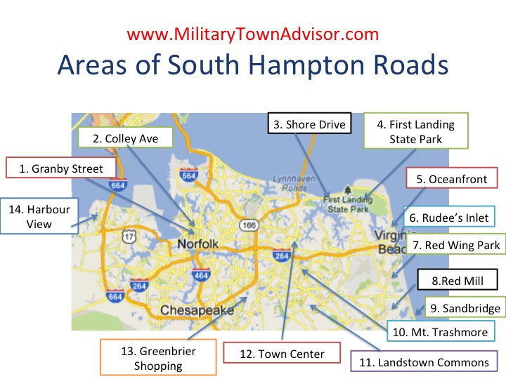 House Hunting Areas of Hampton Roads