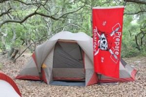 Camping at First Landing Park