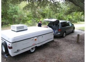 Camping at First Landing Park